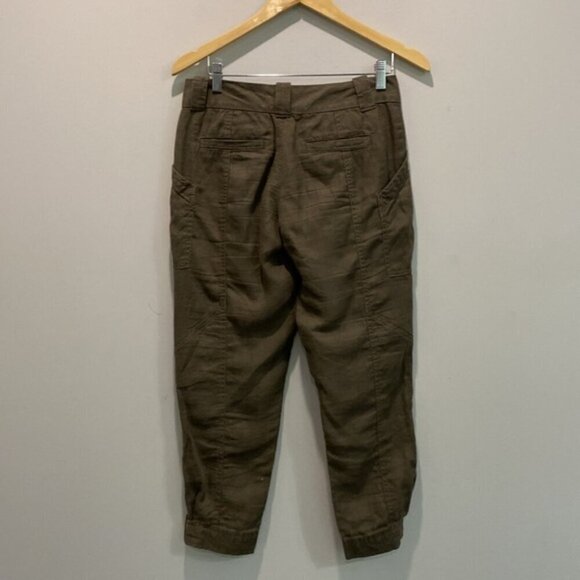 Calvin Klein Chelsea Linen Crop Pant - Picture 9 of 15